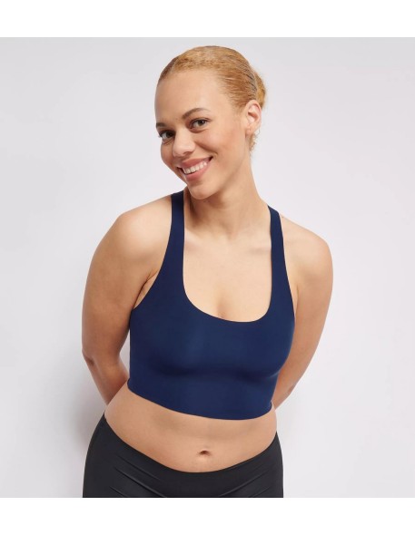 zero feel 2.0 racer top navy blue Sloggi