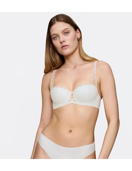 Triumph bardotka Body Make-up Ilusion Lace Dirndl silk white