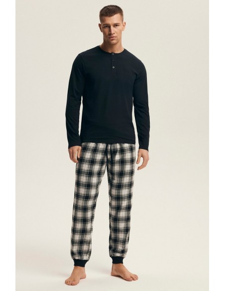 Pajamas men's noir 43457 aw25 Henderson