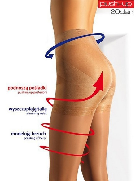 Tights PUSH-UP 20 XL, Tespol