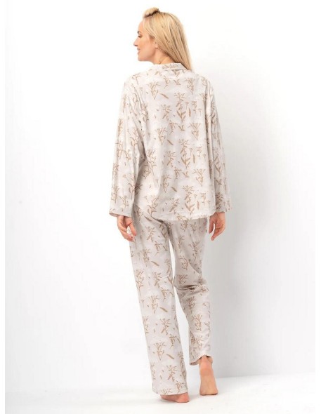Pajamas lns 567 b25 dł/r s-xl rozpinana women's...