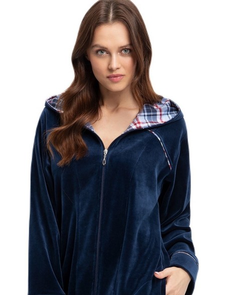 Szlafrok 389 velour 3xl z24 damski Luna