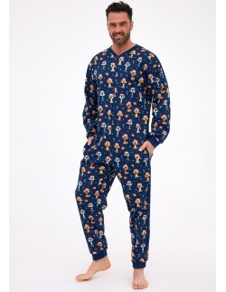 Overalls 196/295 dog 2 dł/r christmas s-2xl male Cornette