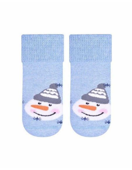 Skarpetki art.156 frotta zimowe wzory niemowlęce 11-19 Steven