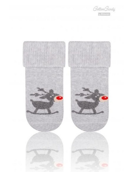 Skarpetki art.156 frotta zimowe wzory niemowlęce 11-19 Steven