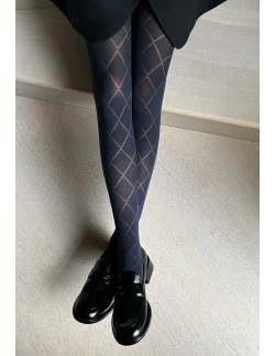 Tights rombo grandi 60 den 2-4 Veneziana