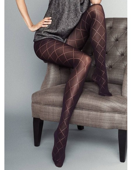 Tights rombo grandi 60 den 2-4 Veneziana