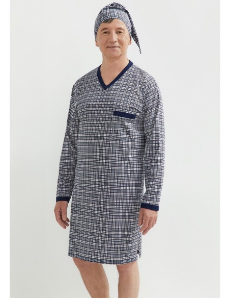 Shirt grid 501 dł/r sylwester ii m-2xl Martel