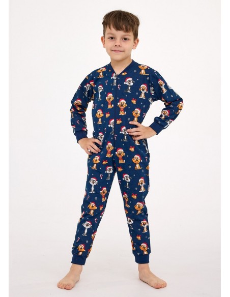Overalls kids boy 185/180 dog 2 dł/r christmas 86-128 Cornette
