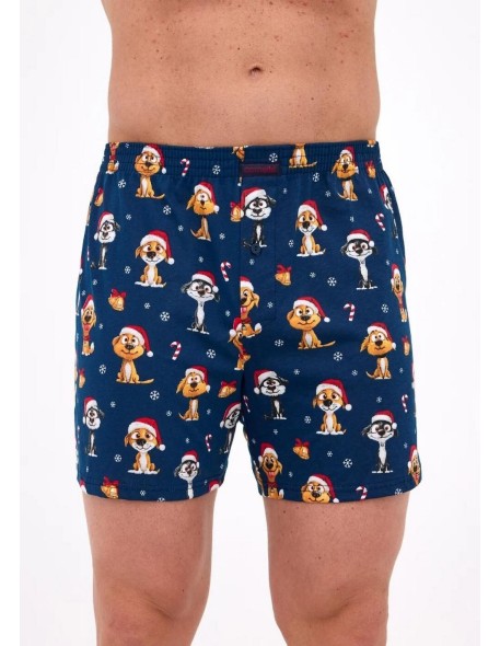 Bokserki 016/20 dogs christmas s-2xl Cornette