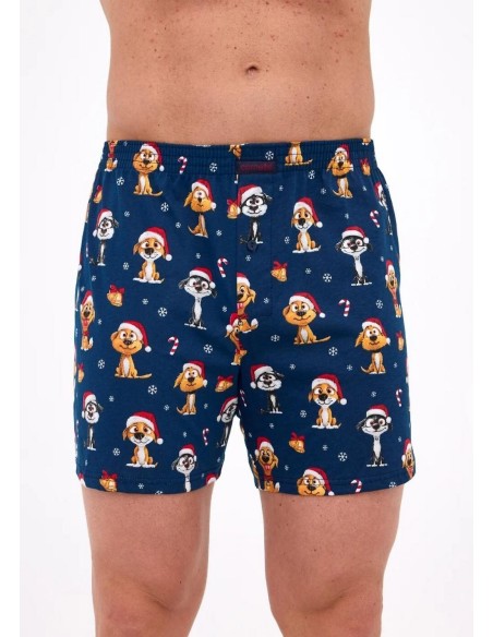Bokserki 016/20 dogs christmas s-2xl Cornette