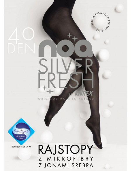 Rajstopy 11151 silver fresh 40 den 2-4 Knittex