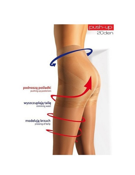 Tights push-up 20 den 6-xxl Mona