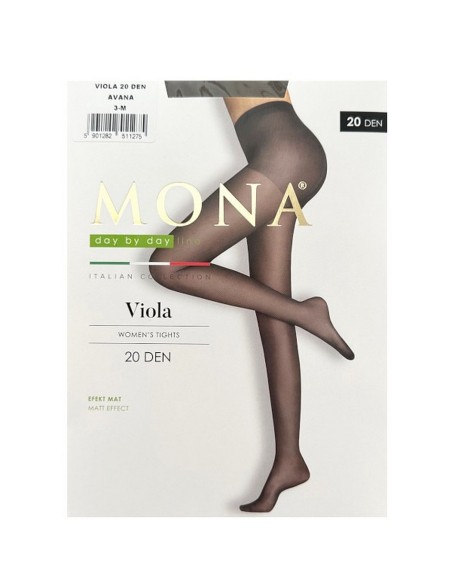 Tights viola matt effect 20 den 5-xl Mona