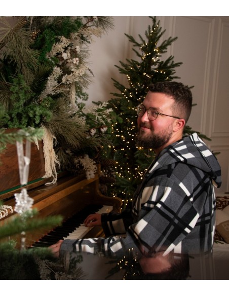 Szlafrok de lafense 034 kocyk m-2xl męski Forex