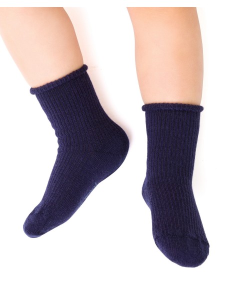 Socks art.130 merino wool stripe children's pressure-free 17-25 Steven