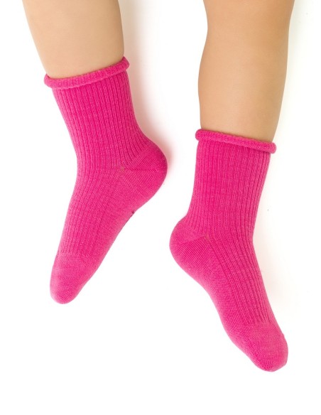 Socks art.130 merino wool stripe children's pressure-free 17-25 Steven