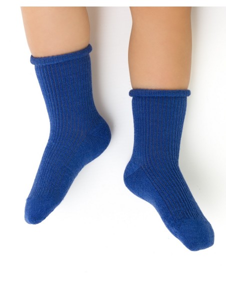 Socks art.130 merino wool stripe children's pressure-free 17-25 Steven