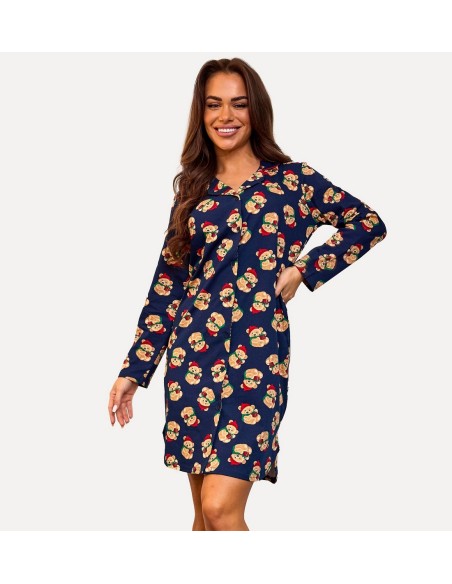 Shirt 104/474 teddy 7 dł/r s-2xl women's rozpinana Cornette