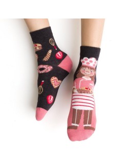 Socks art.014 girl asymetryczne 26-34 Steven 2