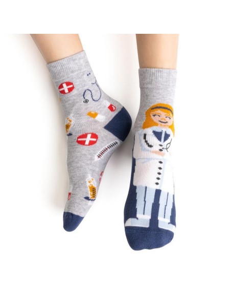 Socks art.014 girl asymetryczne 26-34 Steven