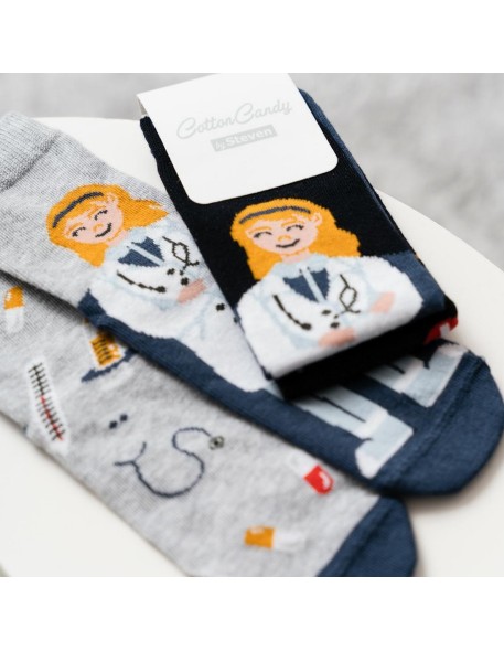 Socks art.014 girl asymetryczne 26-34 Steven