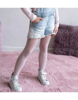 Rajstopy dr 1822 olimpia ażur wzór 0-5 lat Knittex 2