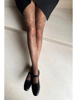 Tights rosa stile ażur 1-5 Veneziana