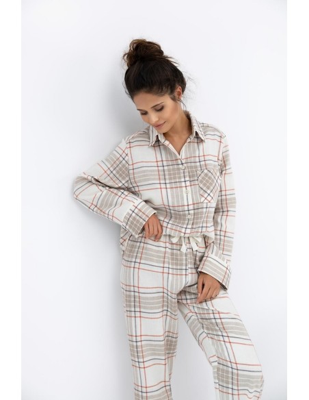 Piżama adalyn dł/r s-xl rozpinana Sensis