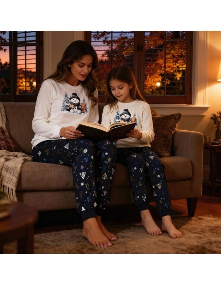 Pajamas 567/427 snowy day dł/r christmas s-2xl women's Cornette