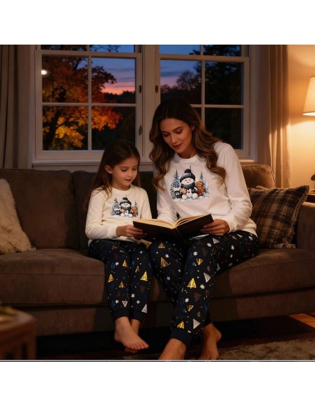 Piżama 721/427 snowy day dł/r christmas s-2xl damska Cornette