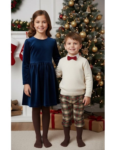 Tights w38.000 teens with cotton smooth 128-158 Wola Gatta