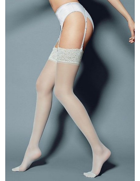 Stockings to belt calze mary 15 den 5-xl Veneziana