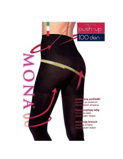 Tights micro push-up 100 den 2-4 Mona 2