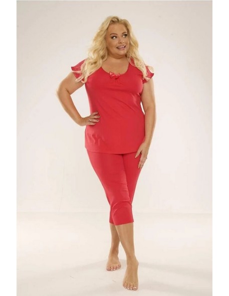 Visa pajamas women's short sleeve trousers 3/4...