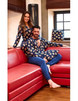 Pajamas 457/293 teddy 6 dł/r christmas 3xl-5xl men's...