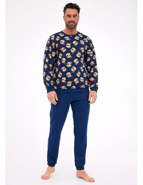 Piżama 457/293 teddy 6 dł/r christmas 3xl-5xl...