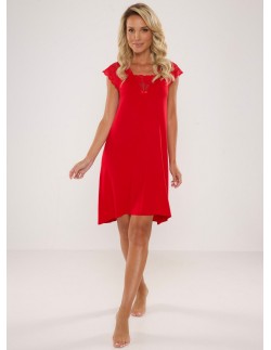 Fanny koszula damska krótki rękaw s-2xl, De Lafense 340