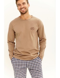 Bawełniana piżama męska Taro rob 3298 m-2xl 2