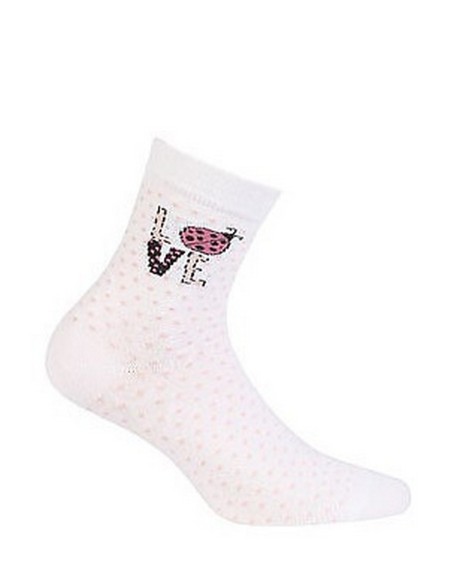 Skarpety w44.01p dziewczęce wybrane wzory 33-38 Wola