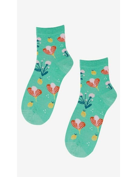 Skarpety w44.01p dziewczęce wybrane wzory 33-38 Wola