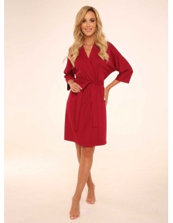 Visa szlafrok damski krótki, De Lafense 871 2