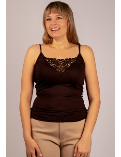 Blouse women's coco brown Babell