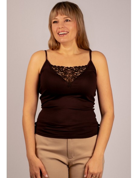 Blouse women's coco brown Babell