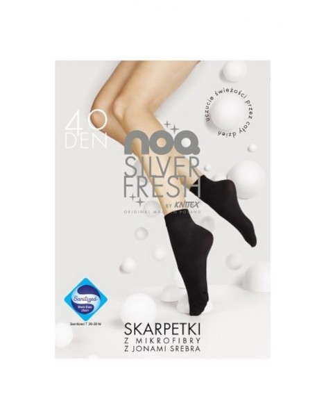 Socks 42152 silver fresh 40 den Knittex