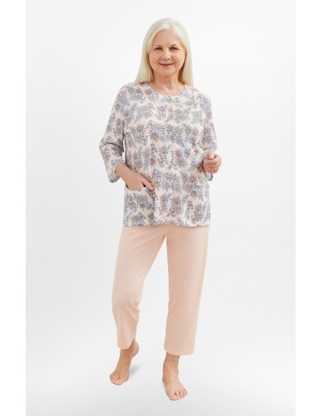 Piżama maria ii 201 3/4 3xl-4xl damska rozpinana Martel