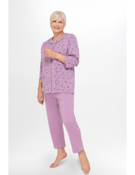 Piżama maria ii 201 3/4 3xl-4xl damska rozpinana Martel