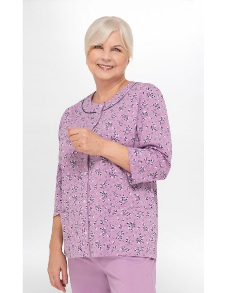 Piżama maria ii 201 3/4 3xl-4xl damska rozpinana Martel