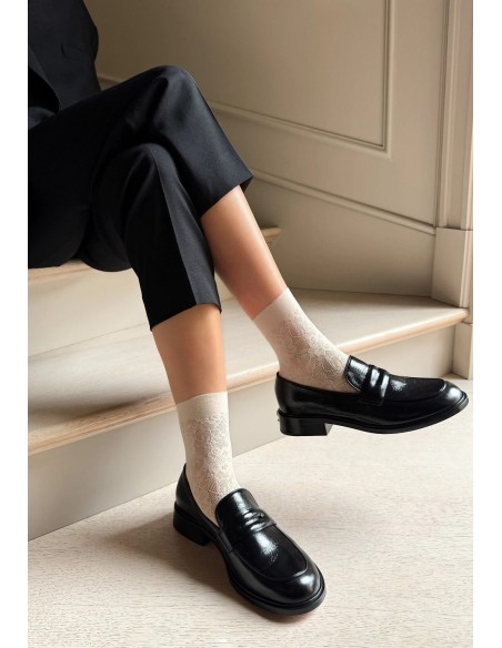 Socks rosa stile ażur Veneziana