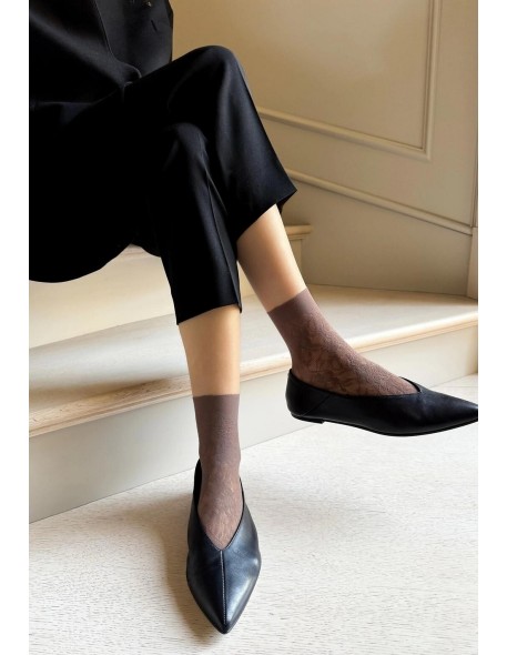 Socks rosa stile ażur Veneziana